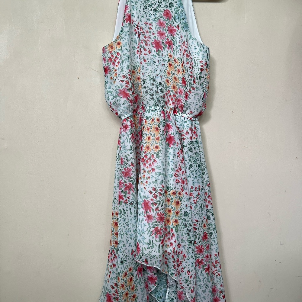 Floral Halter Maxi Dress
